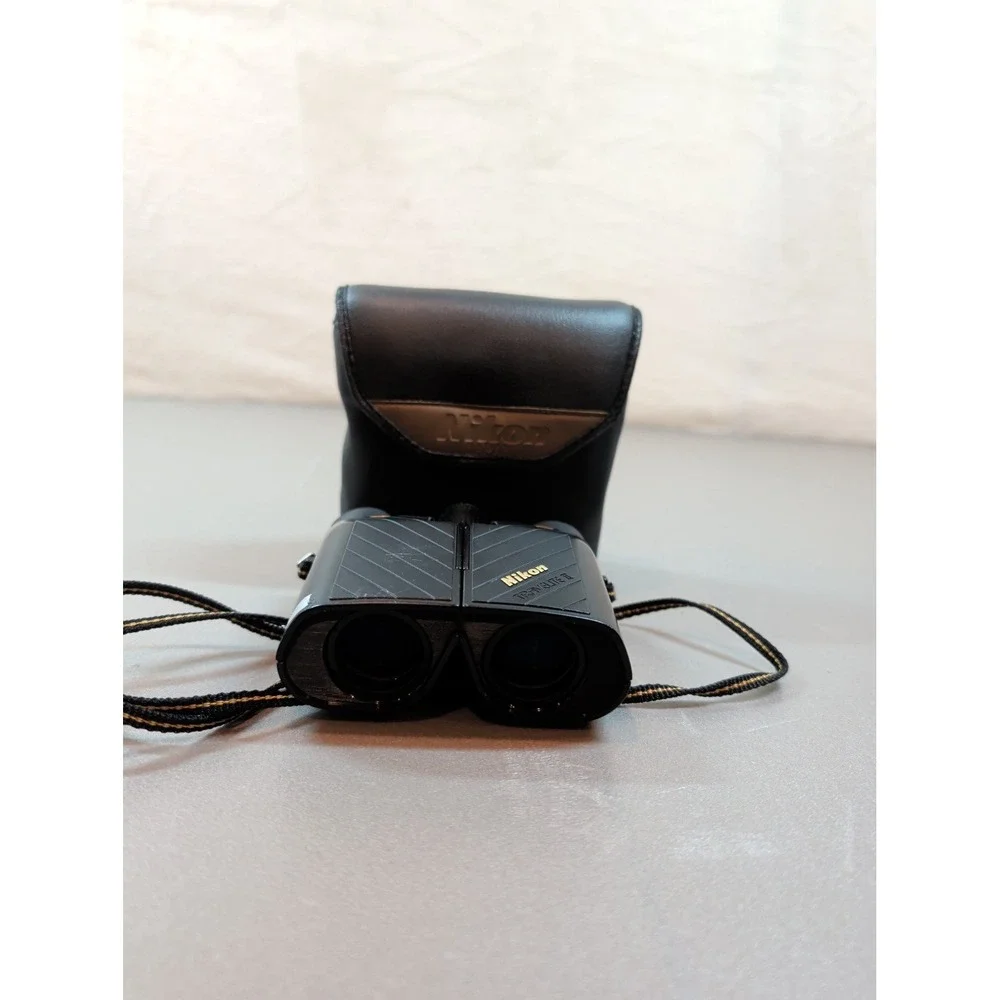 Nikon Travelite II Binoculars Black Compact Vintage with Nikon Japan Case
